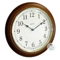 31cm Winchester Oak Wall Clock By ACCTIM image