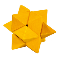 Wooden 3D Puzzle- Yellow Star image