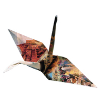 Art Origami- Crane (Pieter Bruegel) image