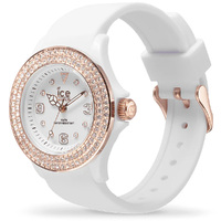 35mm Star Collection White & Rose Gold Womens Watch With Swarovski Crystals By ICE-WATCH image