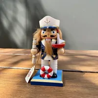 16cm Blue & White Captain Nutcracker (Small Chip) image