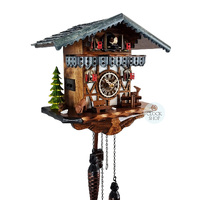 Deer Battery Chalet Cuckoo Clock 23cm By ENGSTLER image