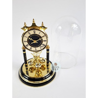 Black & Brass Anniversary Clock By HALLER image