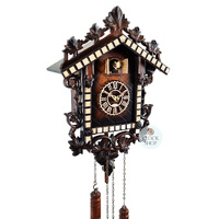 Railroad House Battery Cuckoo Clock 35cm By TRENKLE image