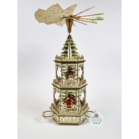 48cm Two Tier Angels Christmas Pyramid image