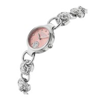 26mm Broadwood Petite Stainless Steel Womens Watch With Pink Dial By VERSACE image