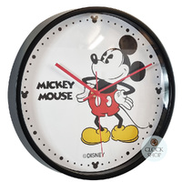 30cm Black Mickey Mouse Wall Clock By DISNEY image