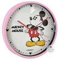 30cm Pink Mickey Mouse Wall Clock By DISNEY image