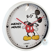 30cm White Mickey Mouse Wall Clock By DISNEY image