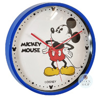30cm Blue Mickey Mouse Wall Clock By DISNEY image
