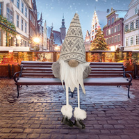 23cm Grey & White Winter Gnome - Assorted Options image