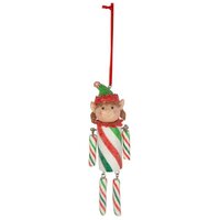 15cm Candy Elf Hanging Decoration- Assorted Designs image