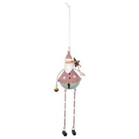 20cm Metal Bell Figurine With Dangly Legs Hanging Decoration- Assorted Designs image