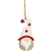 8cm Santa Hanging Decoration- Assorted Designs image