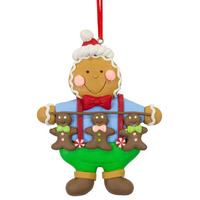 12cm Gingerbread Bakers Hanging Decoration- Assorted Designs image