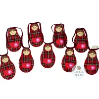 Russian Dolls Hanging Decoration- Babushka Bunting (Red) image