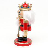 17cm Red King Nutcracker German Incense Burner image