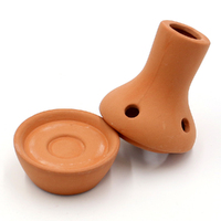 9cm Terracotta Incense Pot image