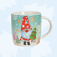 Blue Gnome Christmas Mug - Assorted Designs image