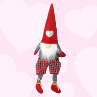 27cm Red Tartan Sweethearts Gnome - Boy Or Girl image