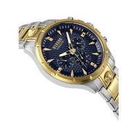 45mm Chrono Lion Silver & Gold Mens Watch With Blue Dial By VERSACE image