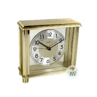 15cm Hampden Gold Battery Table Clock With Floating Dial By ACCTIM image