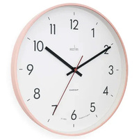 30cm Aster Pink Grapefruit Silent Wall Clock By ACCTIM image