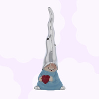 13cm Gnome Holding Heart Room Freshener - Assorted Colours image