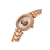 25mm Brick Lane Rose Gold Womens Watch With Silver Dial By VERSACE image