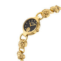 26mm Broadwood Petite Yellow Gold Womens Watch With Black Dial By VERSACE image