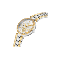 36mm Sertie Crystal Gold & Silver Womens Watch By VERSACE image