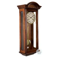 64cm Walnut 8 Day Mechanical Bim Bam Wall Clock By AMS image