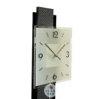 68cm Black & Grey Pendulum Wall Clock With Square Dial By AMS  image