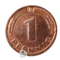 Lucky Ladybug On Pfennig Coin image