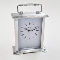 14.5cm Gainsborough Silver Battery Carriage Clock With Alarm By ACCTIM (Small Mark) image