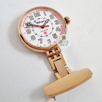 30mm Rose Gold Plated Nurses Watch Pro Care Set By CLASSIQUE image