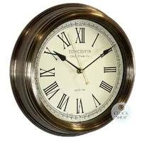 30cm Redbourne Antique Gold Wall Clock By ACCTIM image