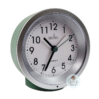 10cm Caleb Moss Green Smartlite Silent Analogue Alarm Clock By ACCTIM image