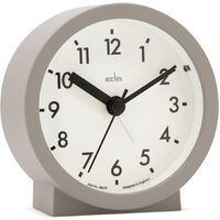 9cm Gaby Mocha Analogue Alarm Clock By ACCTIM image