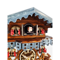 Deer Battery Chalet Cuckoo Clock 23cm By ENGSTLER image