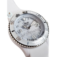 40mm Crystal Collection White & Silver Womens Watch With 400 Swarovski Crystals By ICE-WATCH image