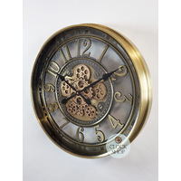 50cm Norris Bronze Moving Gear Clock By COUNTRYFIELD image