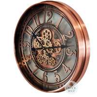 50cm Norris Copper Moving Gear Clock By COUNTRYFIELD image