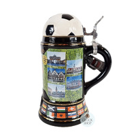 Soccer Beer Stein With Soccerball Lid 0.5L By KING image