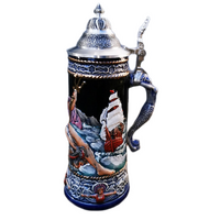 Neptune Beer Stein 0.75L By Thewalt 1893 image