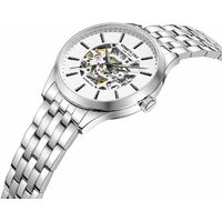 42mm Silver Automatic Mens Watch With Skeleton Dial By KENNETH COLE image
