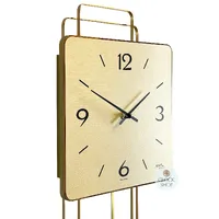 50cm Gold Modern Pendulum Wall Clock By AMS image