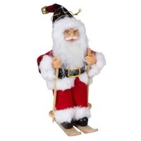 18cm Red & White Santa Hanging Decoration- Assorted Designs image