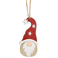 8cm Santa Hanging Decoration- Assorted Designs image