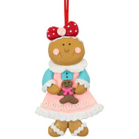 12cm Gingerbread Bakers Hanging Decoration- Assorted Designs image